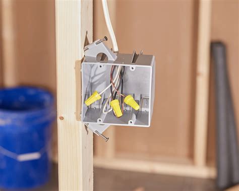 add junction box between studs|2x6 outlet between studs.